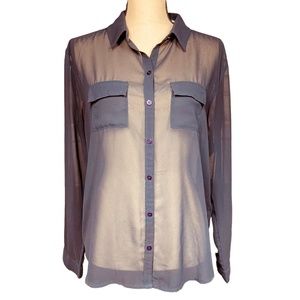 14th & Union sheer blouse